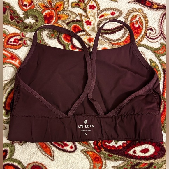 Burgundy Althea Sports Bra - Picture 2 of 3